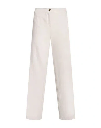 Elena Miro' Elena Mirò Woman Pants Light Grey Size 12 Viscose, Polyimide, Elastane In Neutral