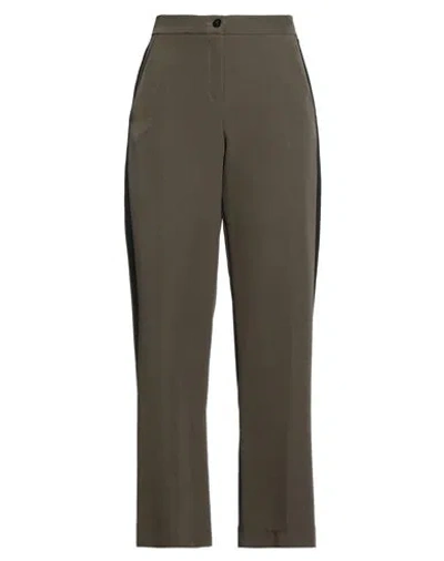Elena Miro' Elena Mirò Woman Pants Military Green Size 10 Polyester, Elastane