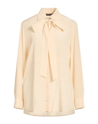 Elena Miro' Elena Mirò Woman Shirt Light Pink Size 12 Silk In Nude