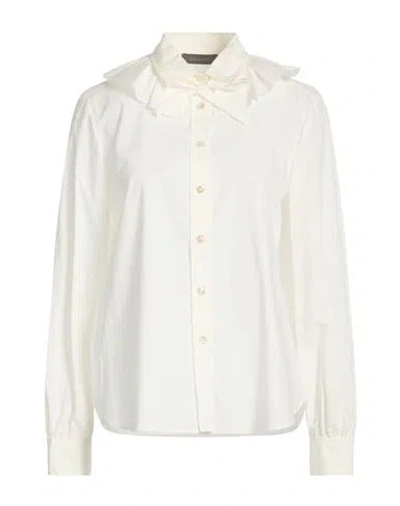 Elena Miro' Elena Mirò Woman Shirt White Size 8 Cotton