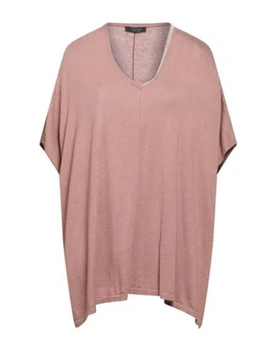 Elena Miro' Elena Mirò Woman Sweater Antique Rose Size Onesize Wool, Nylon, Viscose In Pink