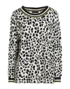 Elena Miro' Elena Mirò Woman Sweater Black Size L Viscose, Polyamide