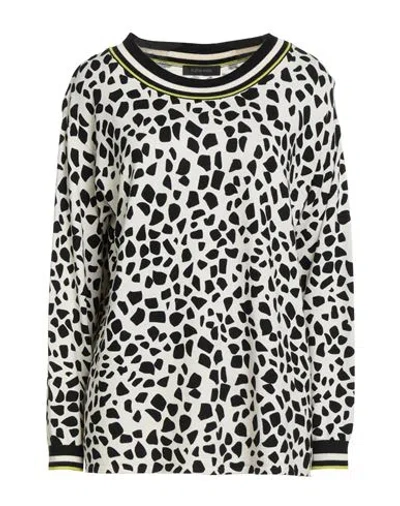 Elena Miro' Elena Mirò Woman Sweater Black Size L Viscose, Polyamide