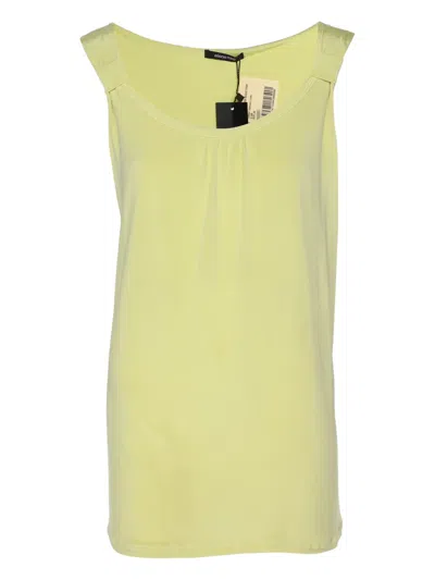 Pre-owned Elena Miro' Sleeveless Top In Yellow