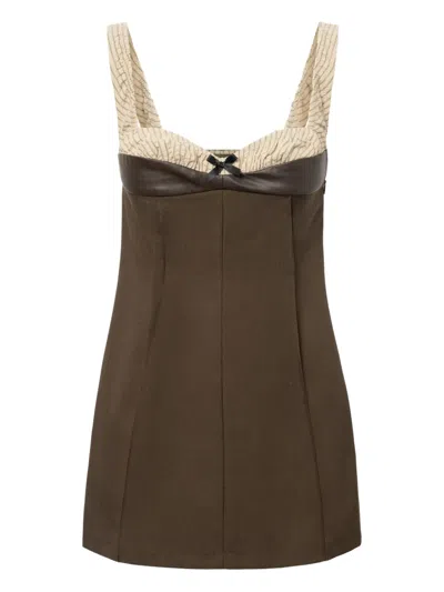 Elena Velez Balconette Corset Mini Dress