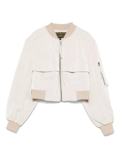 ELENA VELEZ BUSTIER BOMBER JACKET