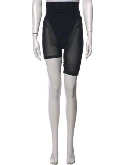 Pre-owned Elena Velez Mini Shorts In Black