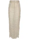 Elena Velez Parlour Midi Skirt In Nude