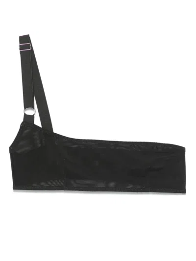Elena Velez Single-strap Bra In Black