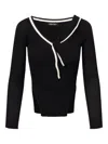 Elena Velez Varsity Knitted Top