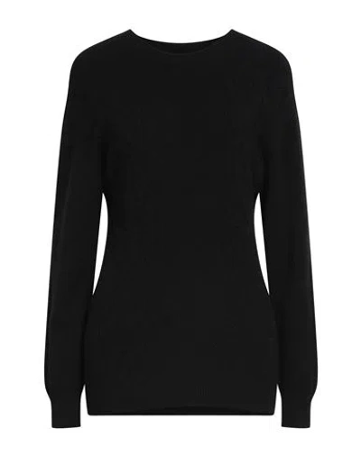 Eleonora Delbono Woman Sweater Black Size Xl Viscose, Polyester, Polyamide