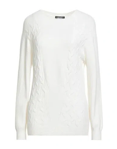 Eleonora Delbono Woman Sweater White Size Xl Viscose, Polyester, Polyamide