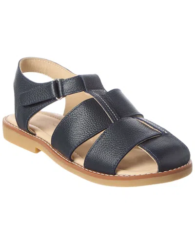 Elephantito Anthony Leather Sandal In Blue