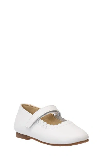 Elephantito Kids'  Aria Mary Jane Flat In White