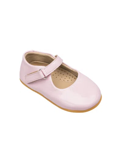 Elephantito Baby Girl's Bare Leather Mary Janes In Pink