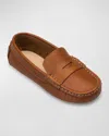 Elephantito Boy's Logan Penny Leather Drivers, Baby In Tan