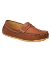 Elephantito Boy's Logan Penny Leather Drivers, Baby In Saddle