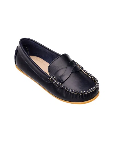 Elephantito Emil Leather Loafer In Blue