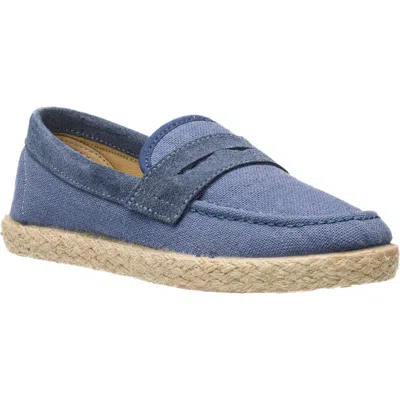 Elephantito Kids'  Espadrille Penny Loafer In Blue