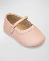 Elephantito Kids' Girl's Ava Baby Ballet Pre Walkers, Baby In Pink