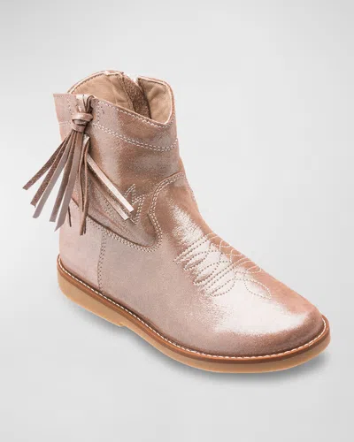 ELEPHANTITO GIRL'S HANNAH SUEDE WESTERN BOOTS, TODDLER/KIDS