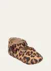 Elephantito Kids' Girl's Scalloped Leather Mary Jane, Baby In Ptn Red