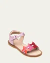 Elephantito Stars Sandal In Fuchsia