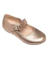 Elephantito Toddler, Child Girls Charlotte Mary Jane In Gold-tone