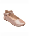 Elephantito Kids' Unisex Scalloped Edge Ondina Flats In Blush