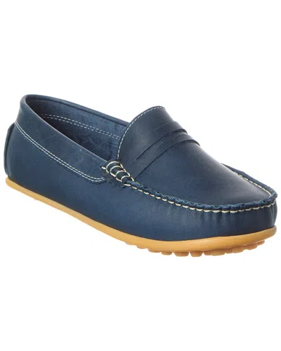 Elephantito Jp Leather Loafer In Blue