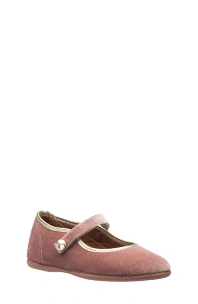 Elephantito Kids' Golden Trim Mary Jane In Pink
