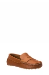 Elephantito Boy's Logan Penny Leather Drivers, Baby In Tan