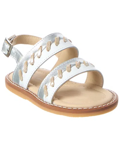 Elephantito Kids' Larissa Leather Sandal In Silver