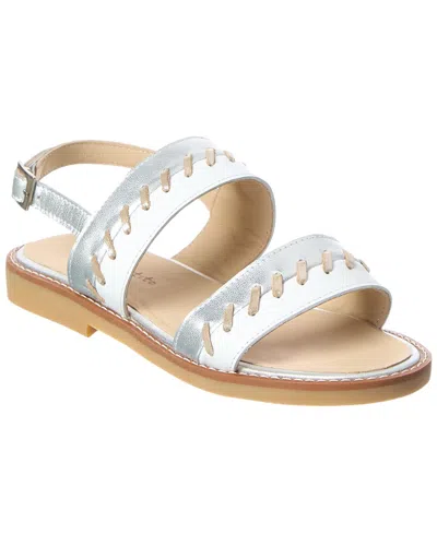 Elephantito Larissa Leather Sandal In White