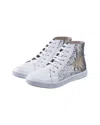 Elephantito Leather Boot In Silver