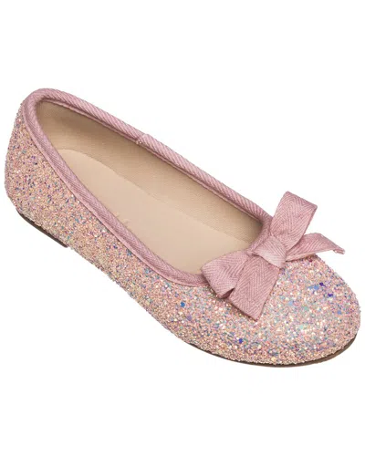 Elephantito Leather Flat In Pink