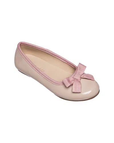 Elephantito Leather Flat In Pink