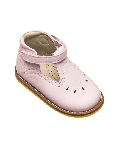 Elephantito Leather Mary Jane In Pink
