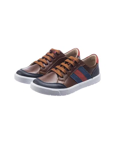 Elephantito Leather Sneaker In Brown