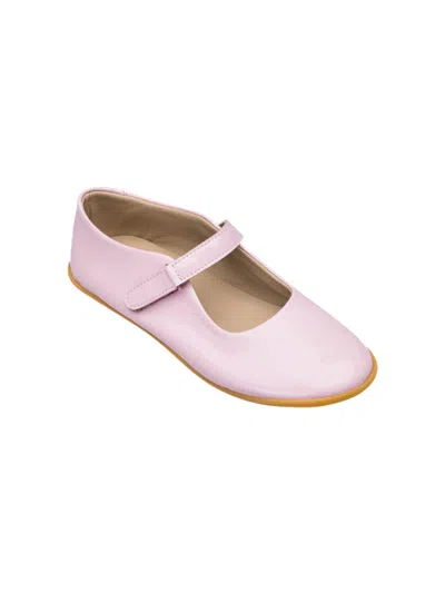 Elephantito Little Girl's & Girl's Bare Leather Mary Janes In Pink