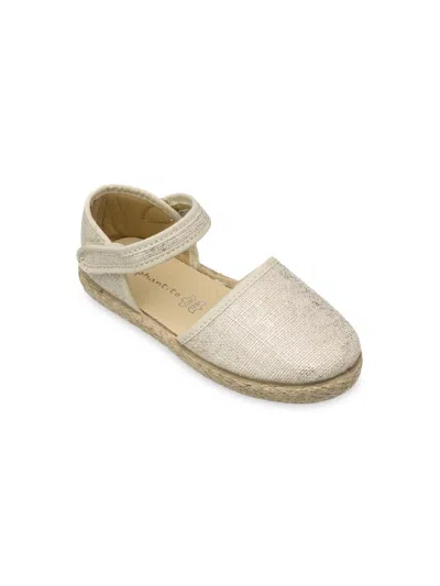 Elephantito Little Girl's & Girl's Classic Linen Espadrilles In White