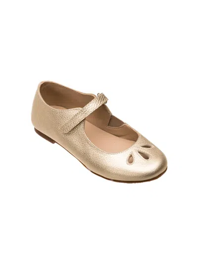 Elephantito Little Girl's & Girl's Rosie Patent Leather Mary Janes In Gold