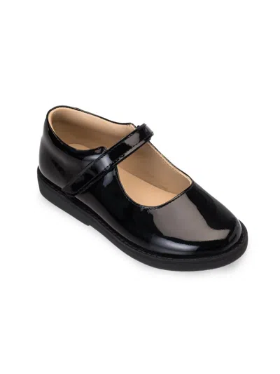 Elephantito Little Girl's & Girl's Zoe Patent Leather Mary Janes In Black