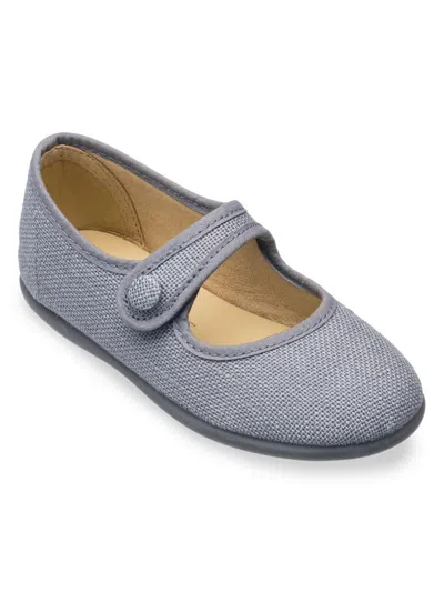Elephantito Little Girl's Woven Mary Jane Flats In Multi