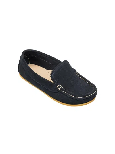 Elephantito Little Kid's & Kid's Antton Suede Driving Loafers In Blue