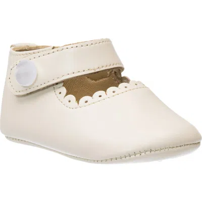Elephantito Babies'  Mary Jane Crib Shoe In Brown