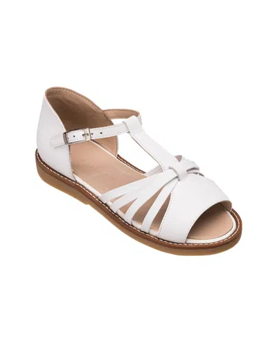 Elephantito Kids' Nadine Leather Sandal In White