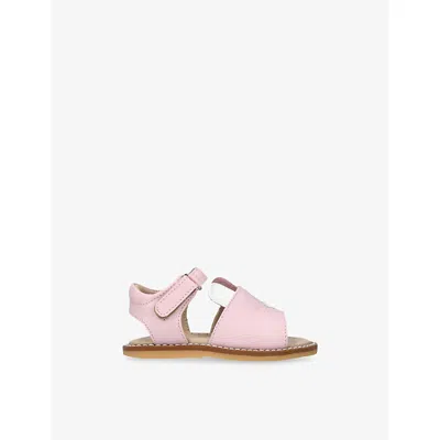 Elephantito Kids' Bunny Leather Sandal In Pink
