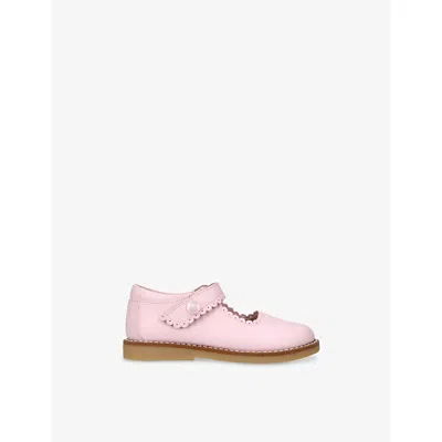 Elephantito Kids' Leather Mary Jane Shoe In Pink