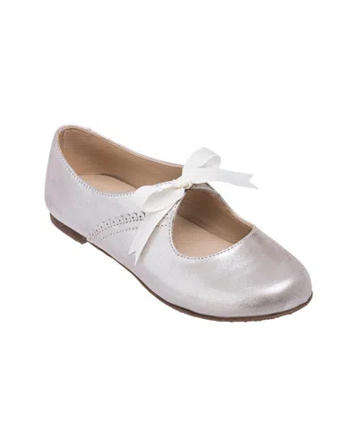 Elephantito Sabrina Leather Mary Jane In White